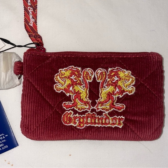 Vera Bradley Harry Potter Gryffindor Red Zip ID Case NWT - Picture 1 of 6